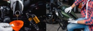 Harley Davidson Primary Oil Change