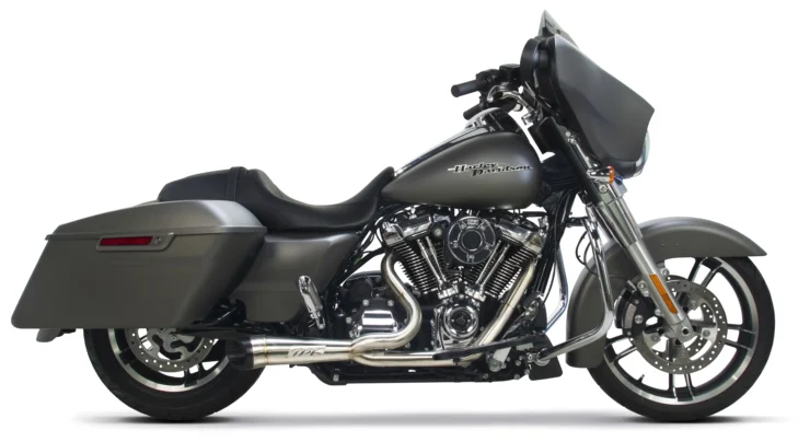 2 Into 1 Exhaust For Harley Bagger 